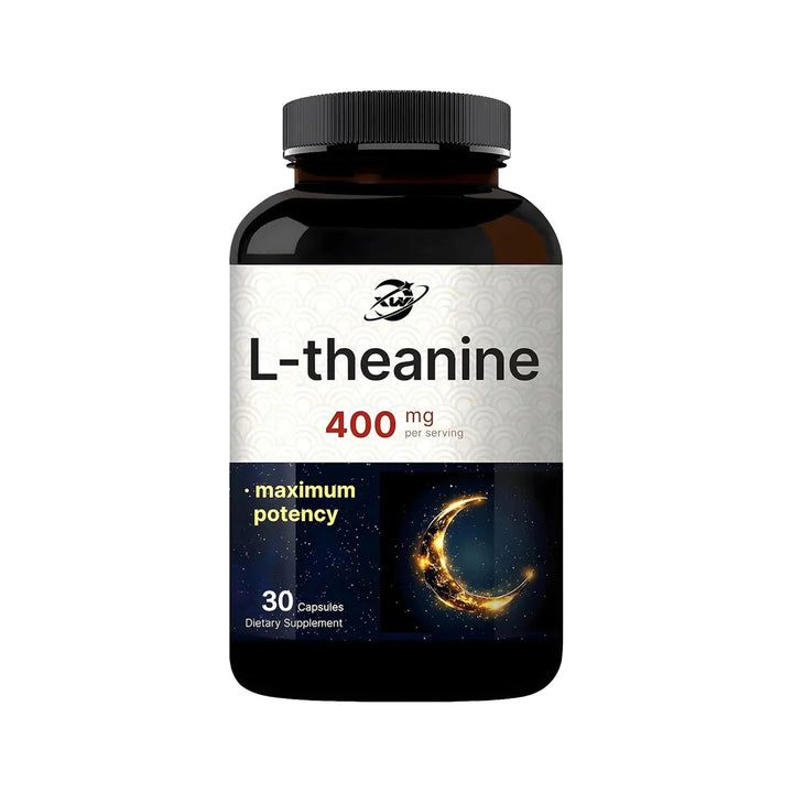 L-Theanine 400mg Supplement – Calm &amp; Relaxation Support