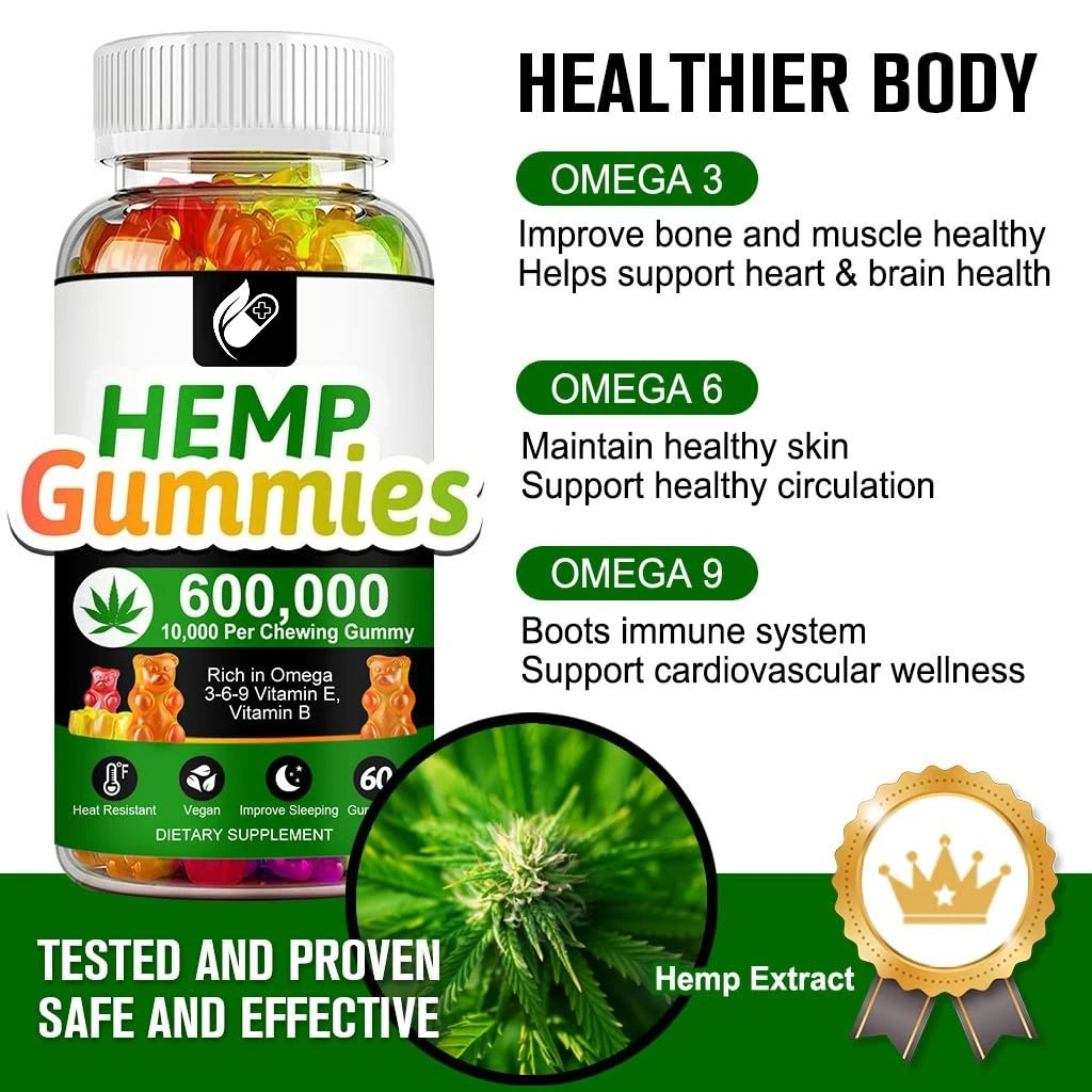 Omega 3-6-9 + Vitamins B &amp; E Gummies – Stress, Sleep &amp; Wellness