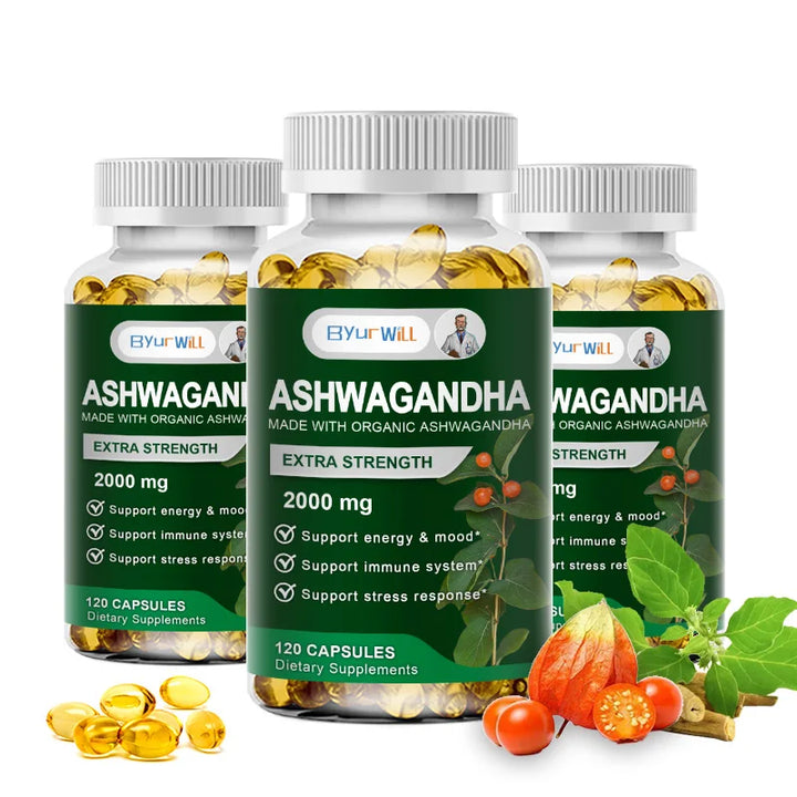 KSM-66 Ashwagandha 2000mg – Stress &amp; Mood Support