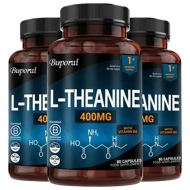 L-Theanine 400mg – Relaxation &amp; Sleep Support