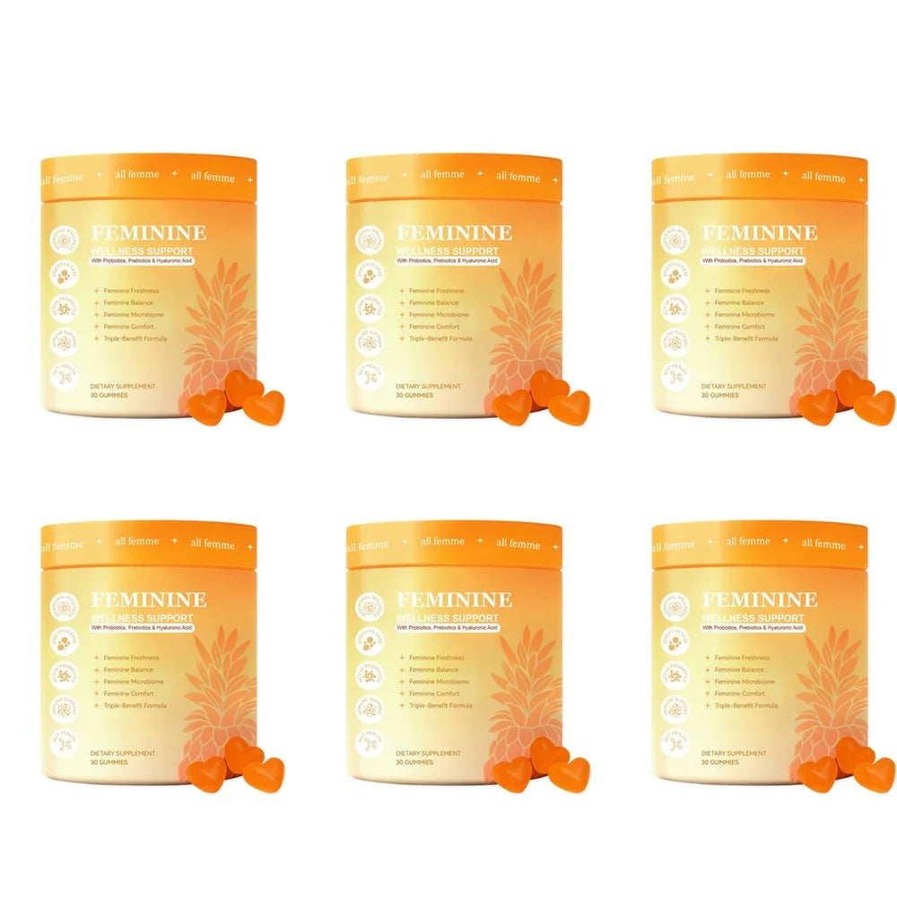 Women’s Feminine Wellness Gummies – B6, Zinc &amp; Inulin