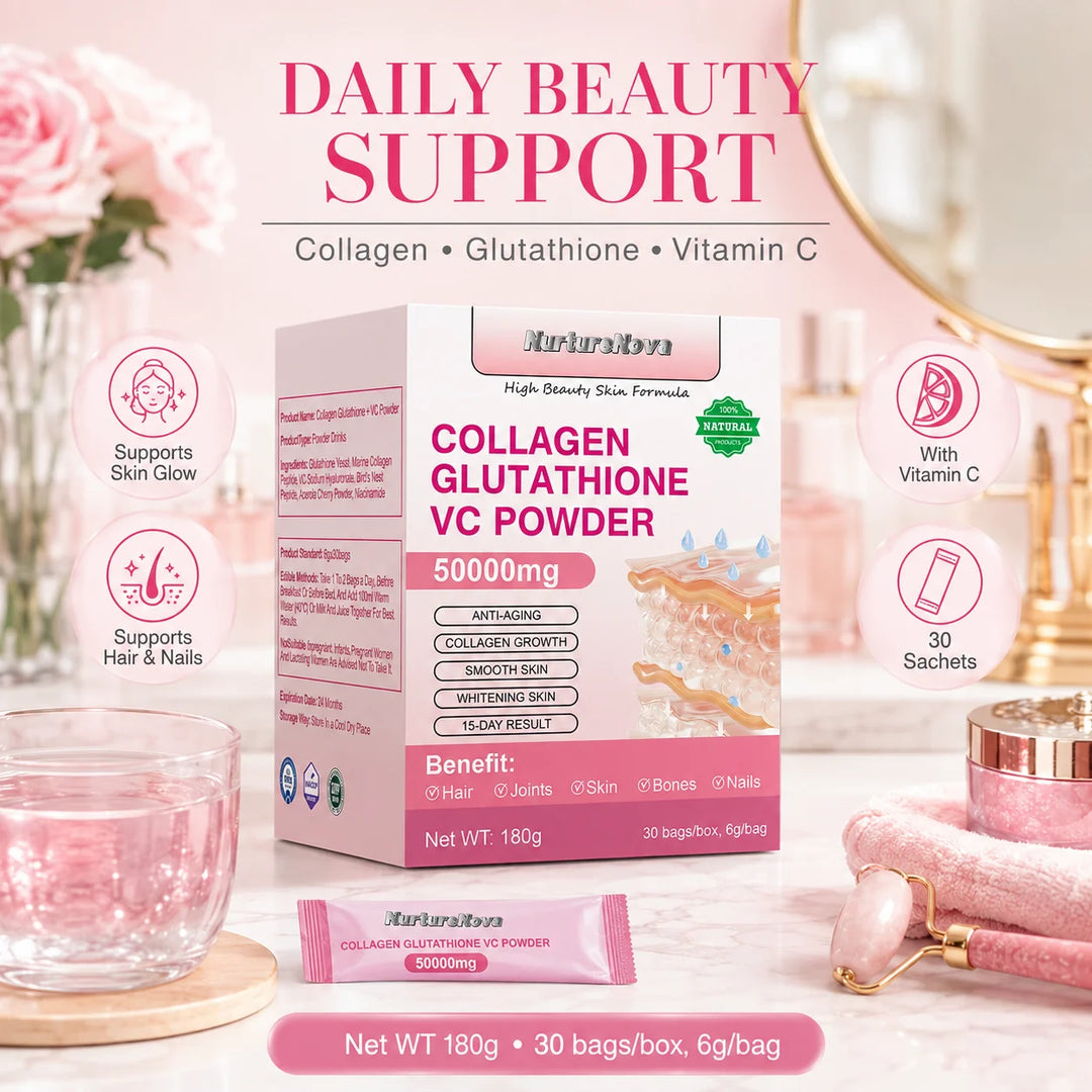 Marine Collagen Peptides Powder – Glutathione &amp; Vitamin C