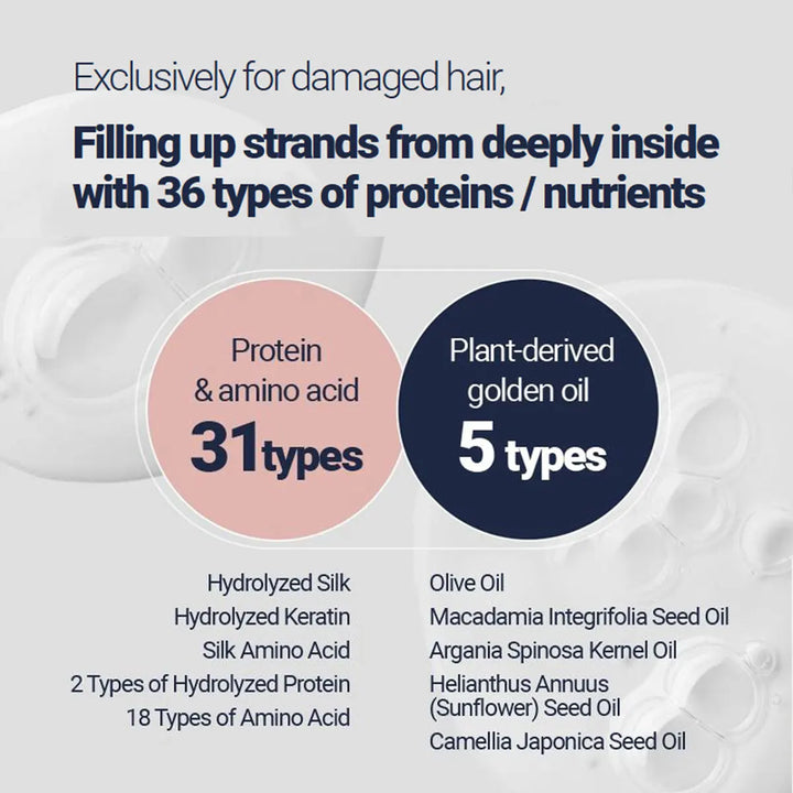 UNOVE DEEP DAMAGE TREATMENT EX,Damaged Hair Care &amp; Hair Strength Support,Long-Lasting Nourishment,Korean Skincare,Korean Makeup