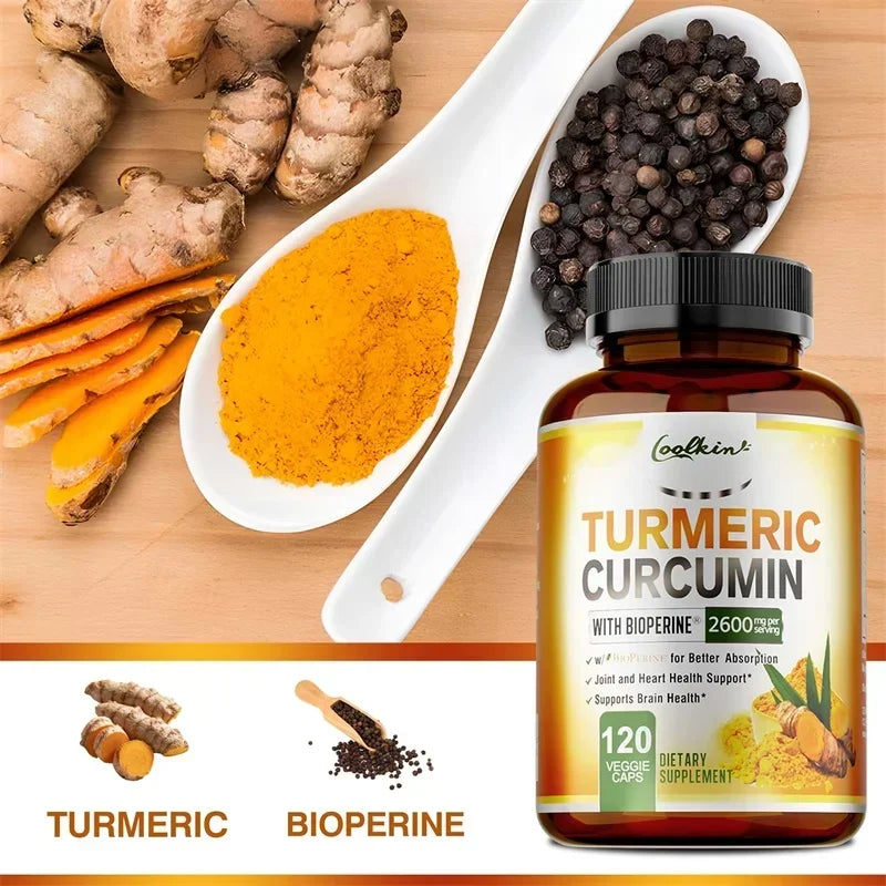 Turmeric Curcumin 95% Capsules – Joint &amp; Antioxidant Support