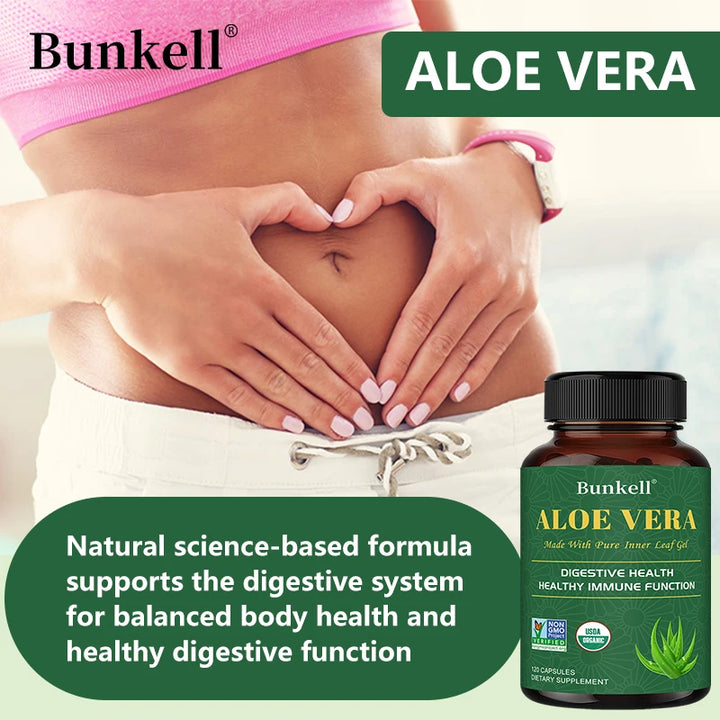 Extra Strength Aloe Vera Weight Loss Capsules - Natural Appetite Suppressant Fat Blocker, Blood Sugar &amp; Digestion Health Support