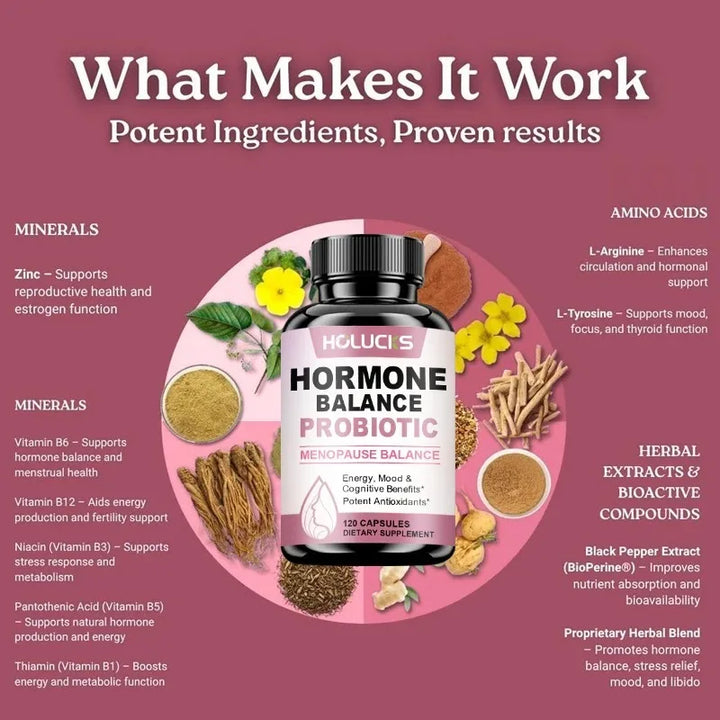 Hormone Balance Probiotic – Menopause &amp; Digestive Support