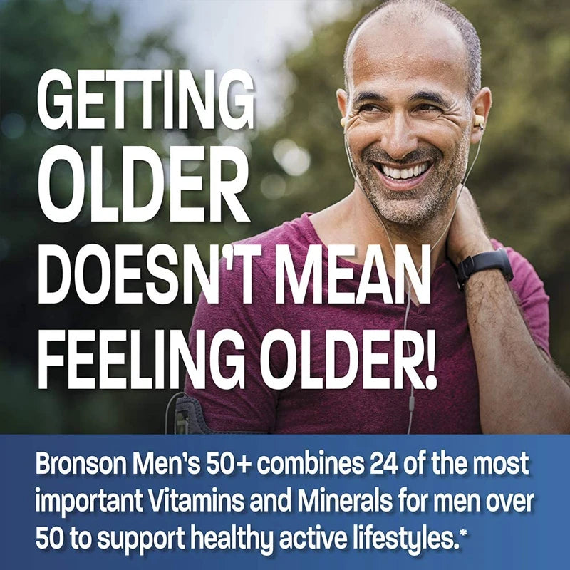 Men’s 50+ Multivitamin &amp; Multimineral – 120 Capsules