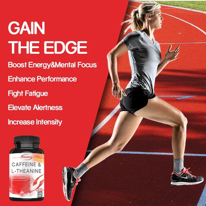 Caffeine 50mg + L-Theanine 100mg Capsules