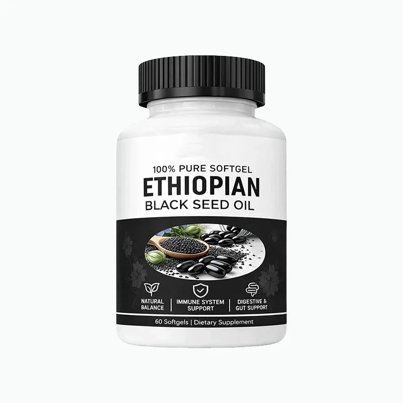 Ethiopian Black Seed Oil Capsules – 60 Softgels