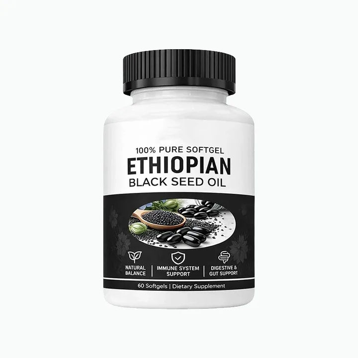Ethiopian Black Seed Oil Capsules – 60 Softgels