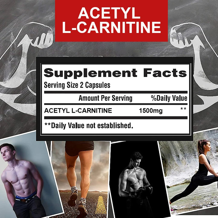 Acetyl L-Carnitine Capsules – Energy, Focus &amp; Metabolism Support