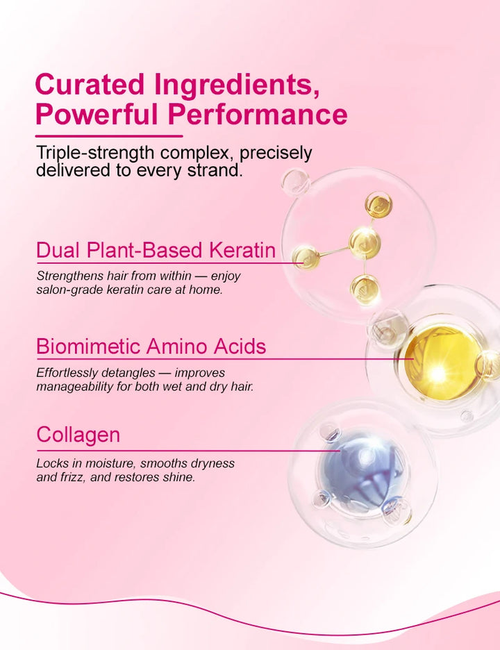 PURC 200g Keratin Hair Mask Straightening Smoothing Collagen Hair Treatment Mask Nourish Repair Damaged Frizz Hair Care Product