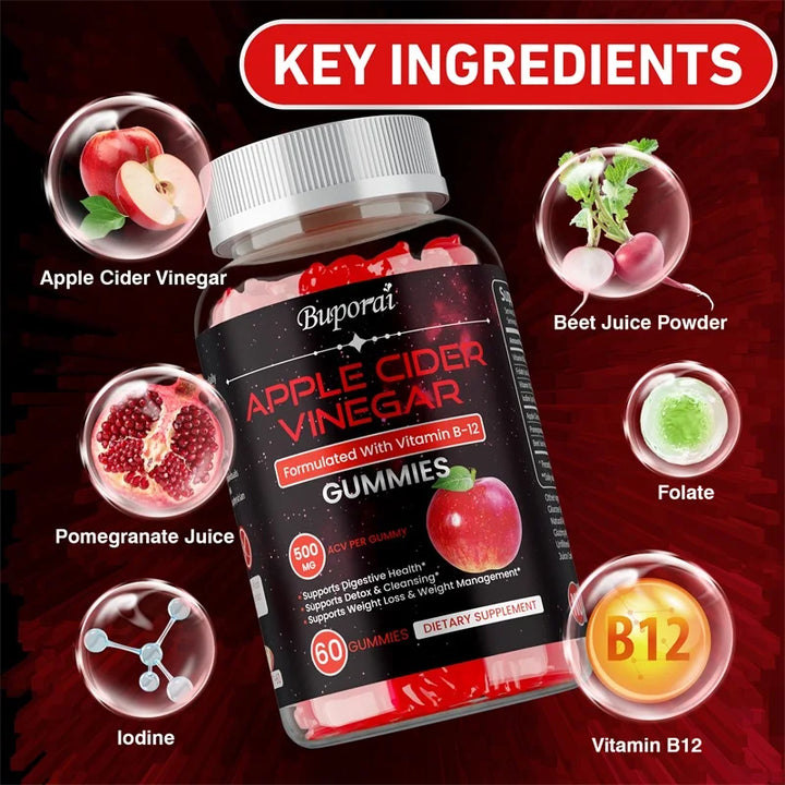 Apple Cider Vinegar Gummies – Digestive &amp; Weight Management Support