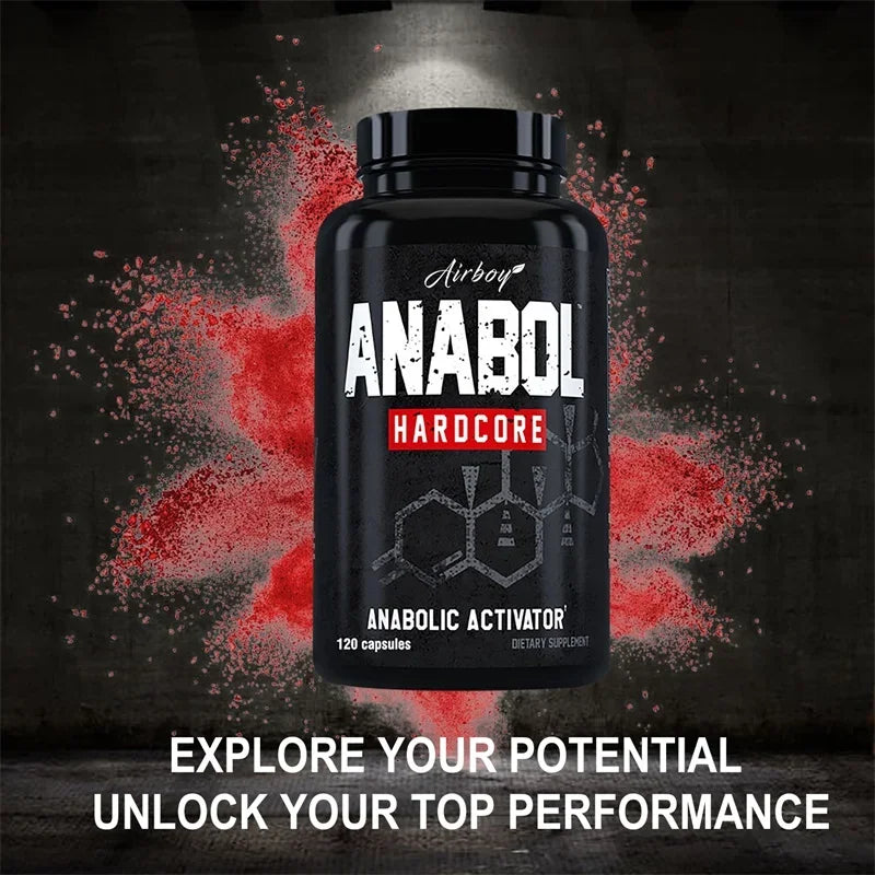Anabol Hardcore Supplement - Helps Build Lean, Firm, High-quality Muscle,Promoting Muscle Growth,Recovery &amp; Strength Enhancement