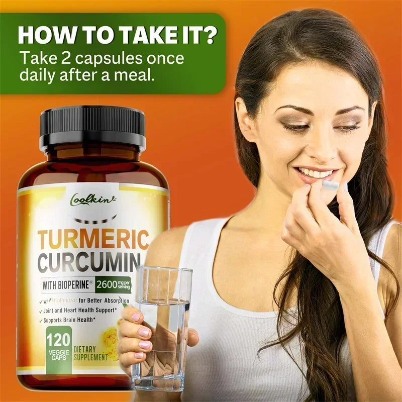 Turmeric Curcumin 95% Capsules – Joint &amp; Antioxidant Support