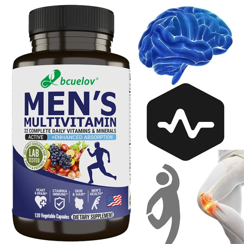 Men’s Multivitamin &amp; Mineral Capsules – Daily Wellness