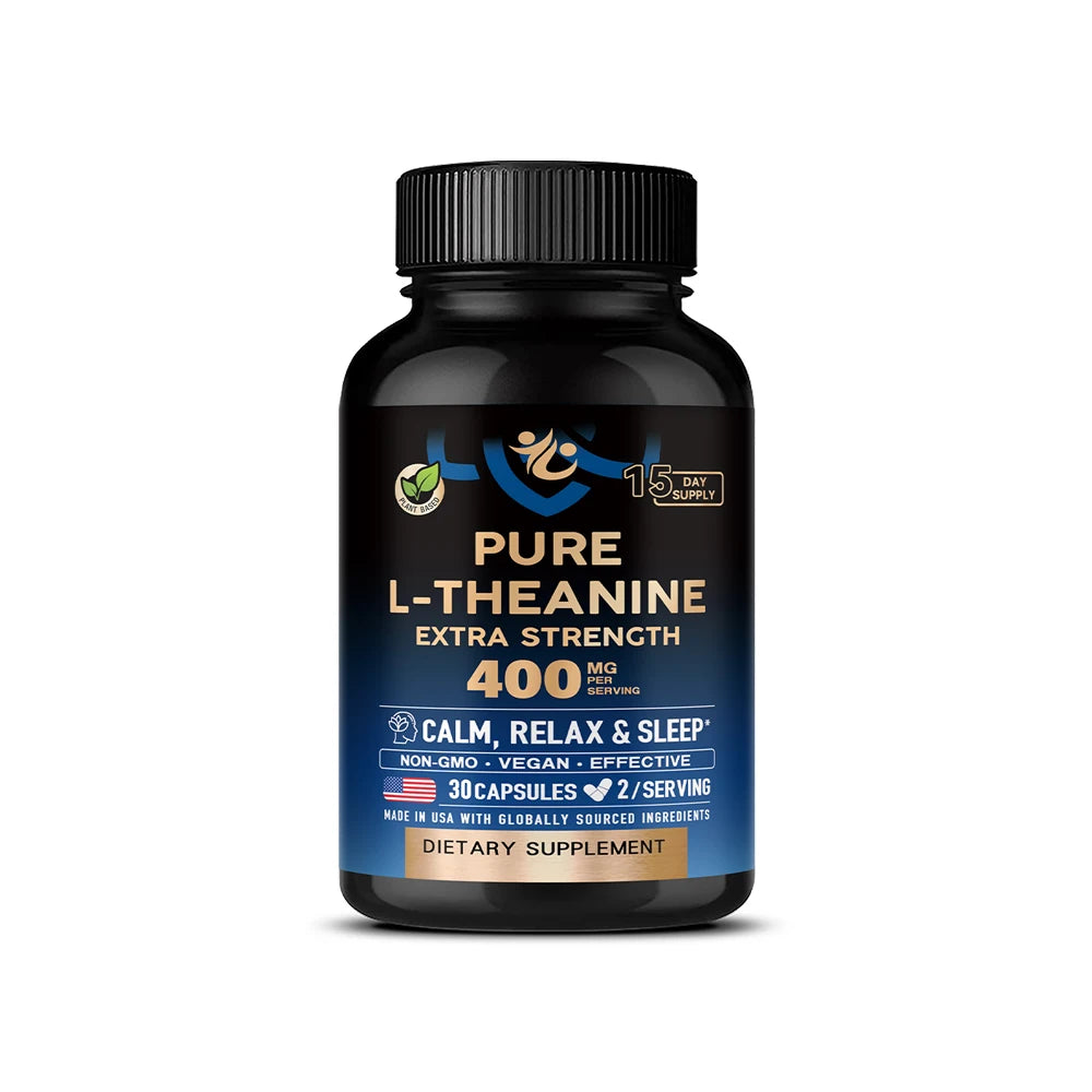 L-Theanine Capsules – Stress, Mood &amp; Focus Support