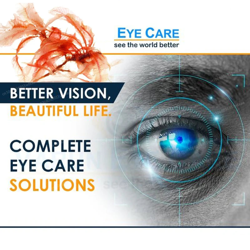 120Pcs Astaxanthin Supplement with Ashwagandha Extract Support Eye, Skin, Joint and Immune System Health Support Vision