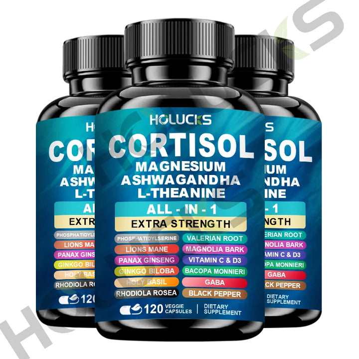 Corti-Soothe Cortisol Support – Magnesium, Ashwagandha &amp; L-Theanine