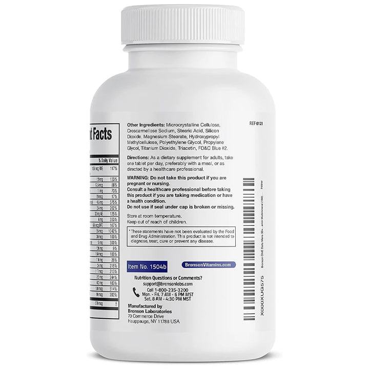 Men’s 50+ Multivitamin &amp; Multimineral – 120 Capsules