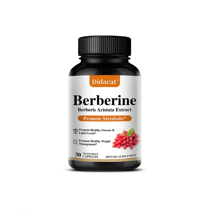 Berberine 500mg Capsules – Metabolism &amp; Weight Management Support