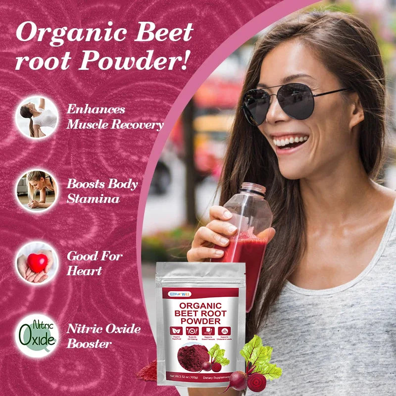 Organic Beetroot Powder – Heart &amp; Circulation Support