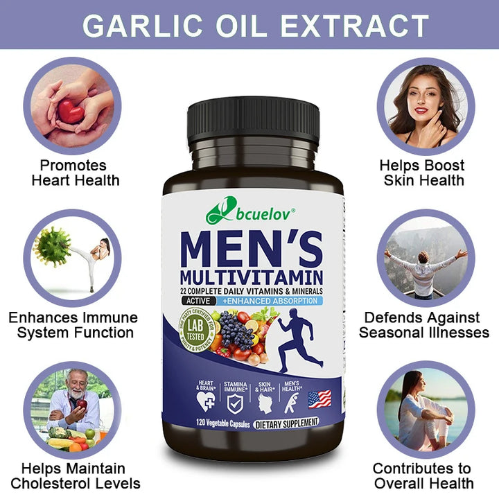 Men’s Multivitamin &amp; Mineral Capsules – Daily Wellness