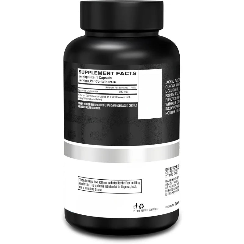 L-Glutamine Capsules – Muscle Recovery &amp; Digestive Support