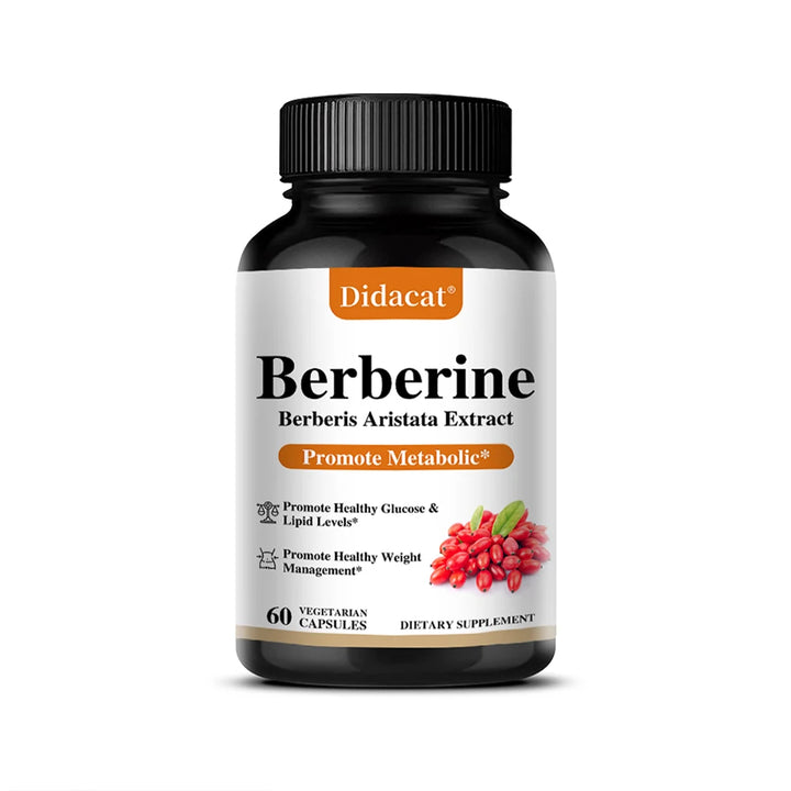 Berberine 500mg Capsules – Metabolism &amp; Weight Management Support