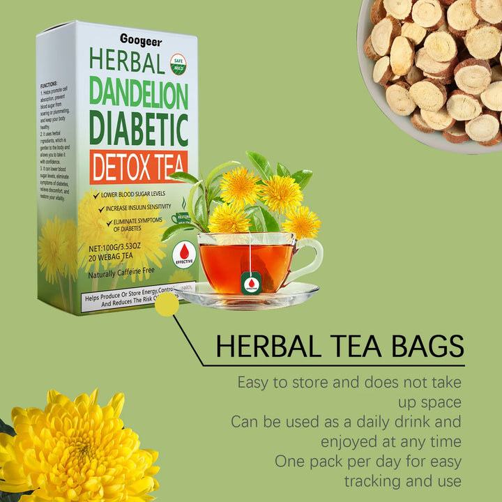 Natural Herbal Detox Tea Bags – Wellness &amp; Weight Support