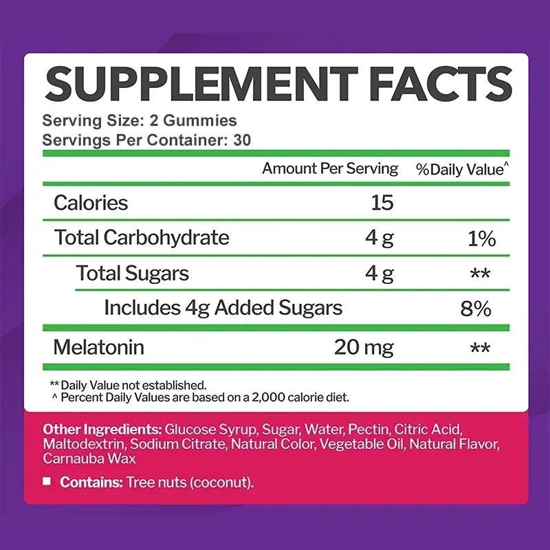 Melatonin Gummies – Sleep, Relaxation &amp; Wellness Support