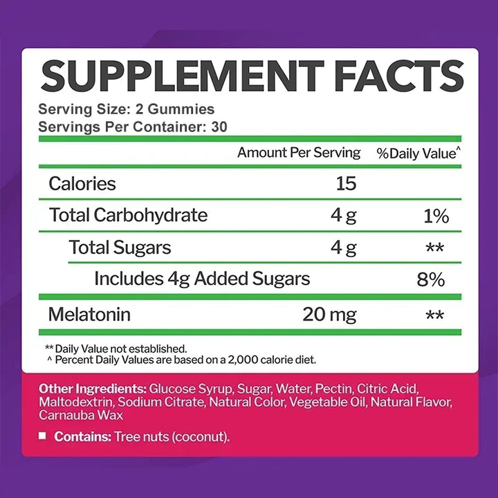 Melatonin Gummies – Sleep, Relaxation &amp; Wellness Support