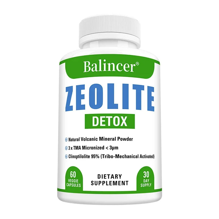 Zeolite is a pure natural mineral that supports kidneys, digestive system health, enhances immunity, and removes toxins