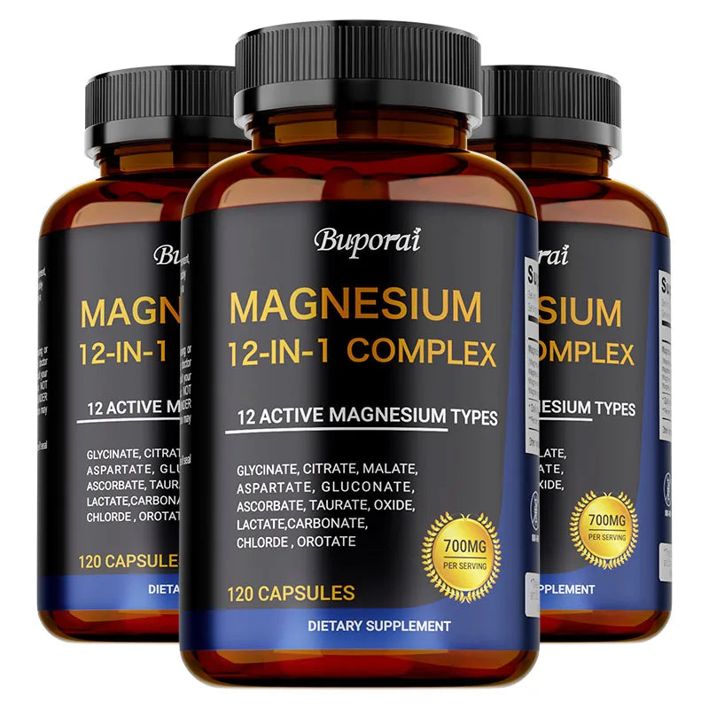 Magnesium Complex Capsules – Muscle, Bone &amp; Sleep Support