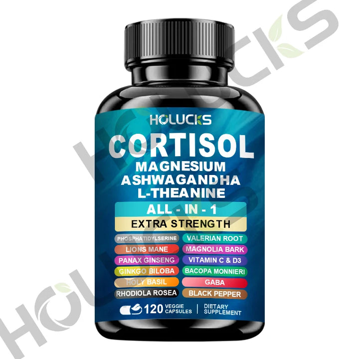 Corti-Soothe Cortisol Support – Magnesium, Ashwagandha &amp; L-Theanine