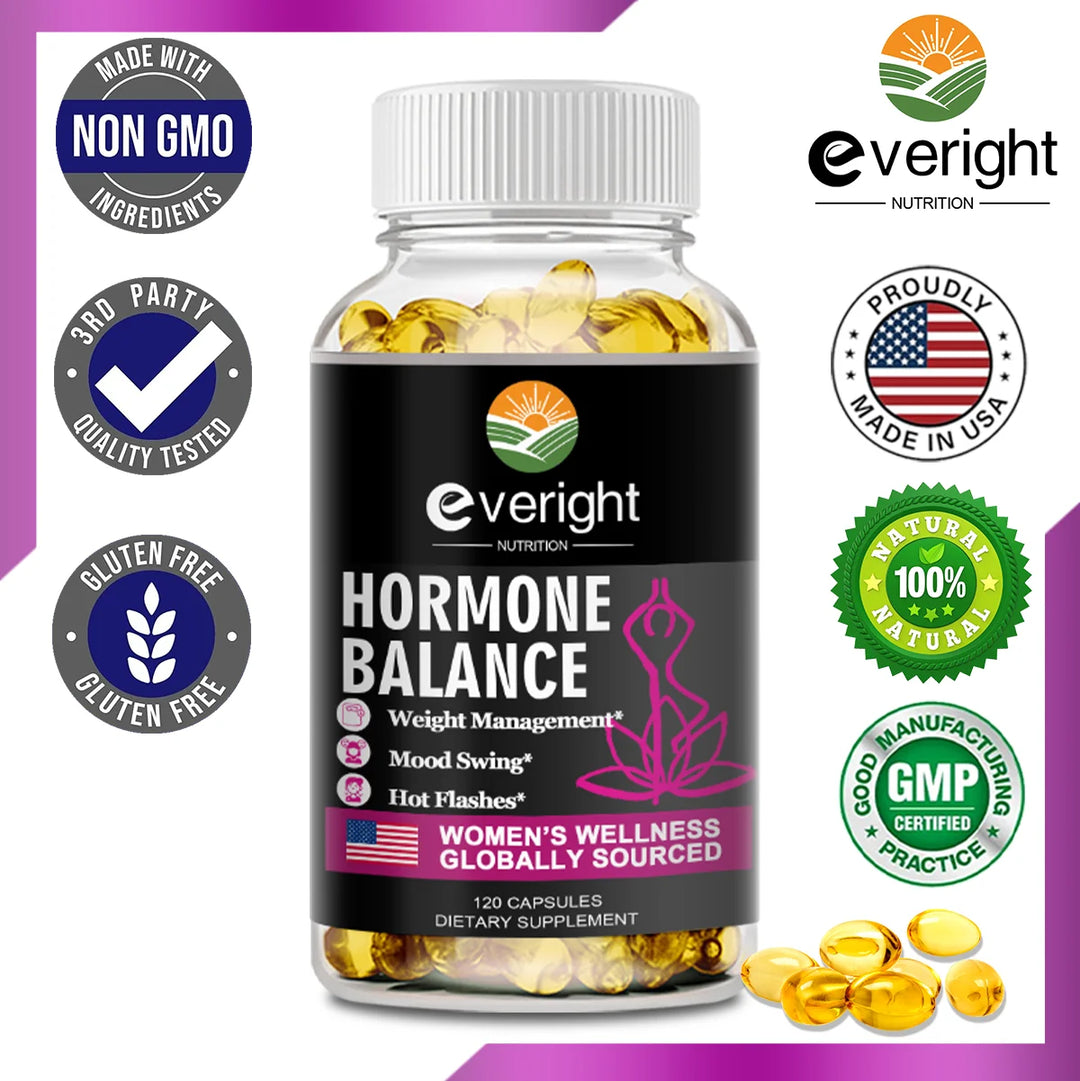 Women’s Hormone Balance Capsules – Menopause &amp; Stress Support