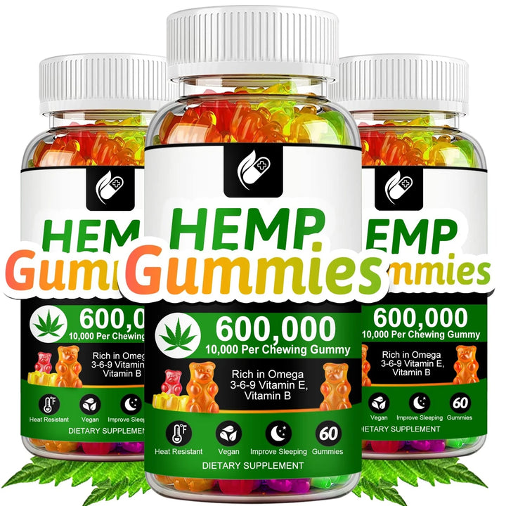 Omega 3-6-9 + Vitamins B &amp; E Gummies – Stress, Sleep &amp; Wellness