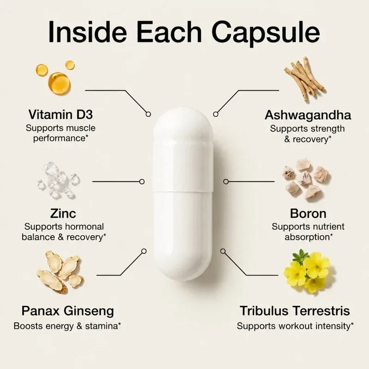 Muscle Builder Sports Capsules – Strength &amp; Recovery Support