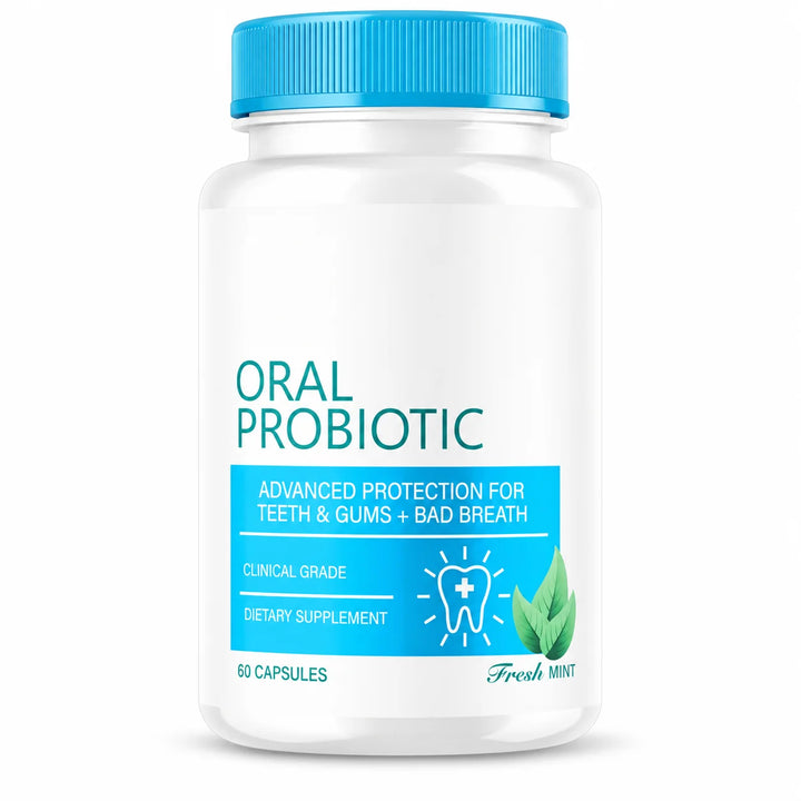 Oral Probiotic Capsules – Fresh Breath, Teeth &amp; Gum Support