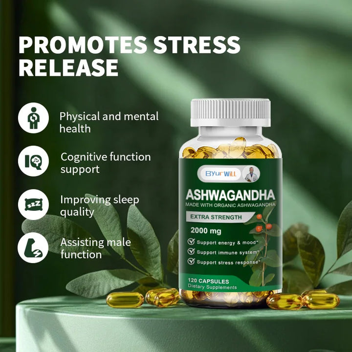 KSM-66 Ashwagandha 2000mg – Stress &amp; Mood Support