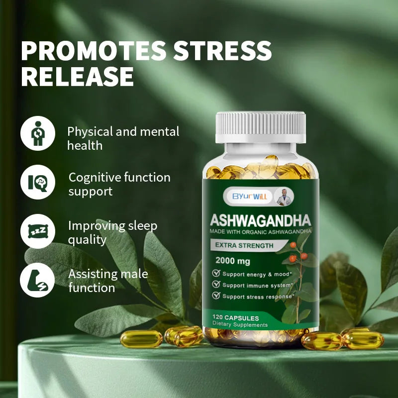 KSM-66 Ashwagandha 2000mg – Stress &amp; Mood Support