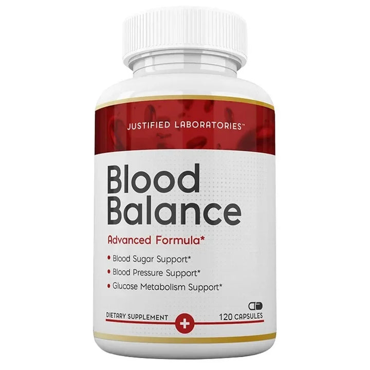 Blood Balance - All Natural Blood Sugar Supplement Blood Pressure Glucose Metabolism Support Promotes Cardiovascular Health