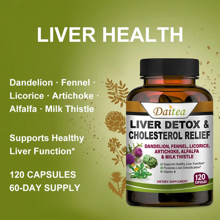 Liver Cleanse Detox &amp; Repair - with Artichoke, Dandelion, Liver &amp; Kidney Health, Liver Cleanse, Detox &amp; Repair