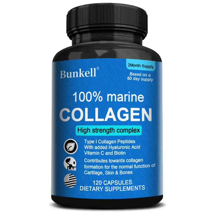 100% Marine Collagen Type 1 – Hyaluronic Acid &amp; Vitamin C