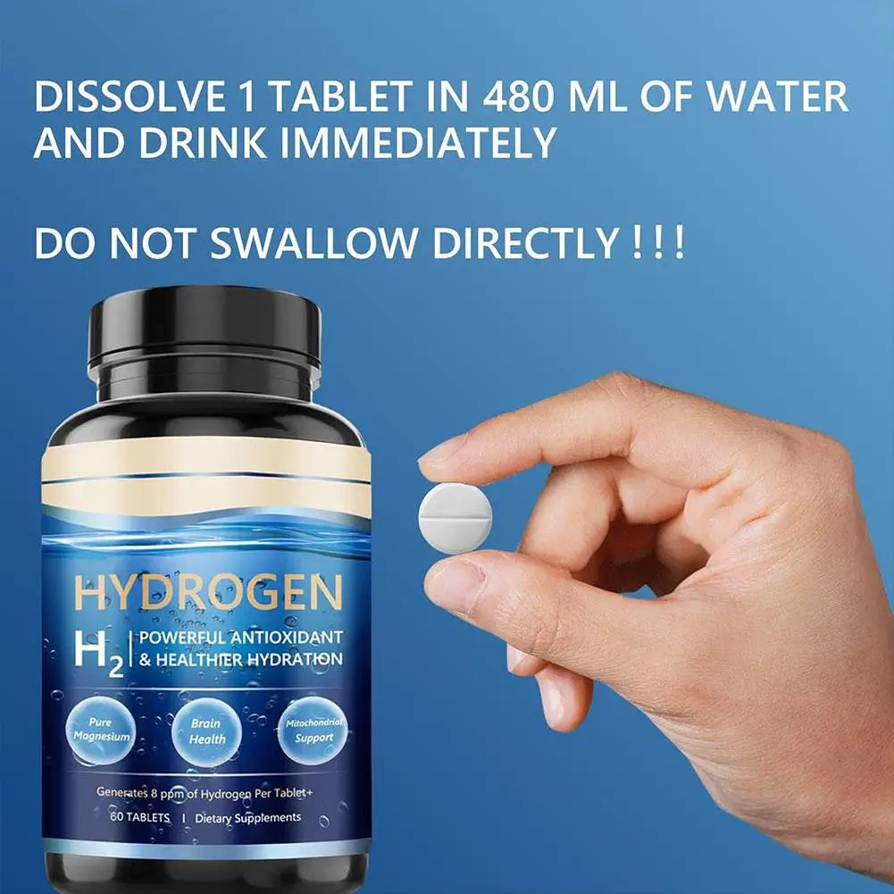 Hydrogen Water Tablets – Dissolvable Mineral &amp; Hydration Support