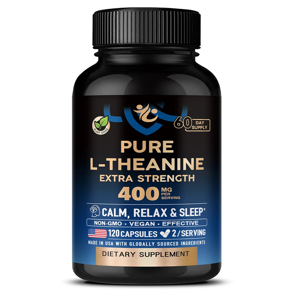 L-Theanine Capsules – Stress, Mood &amp; Focus Support