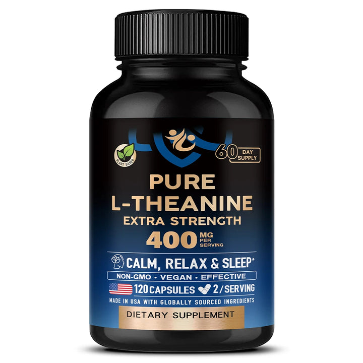 L-Theanine Capsules – Stress, Mood &amp; Focus Support