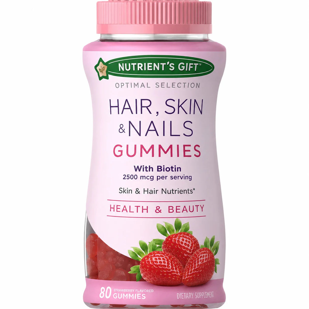 Biotin 2500mcg Gummies – Hair, Skin &amp; Collagen Support