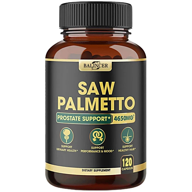 Saw Palmetto Capsules – Prostate &amp; Men’s Wellness Support