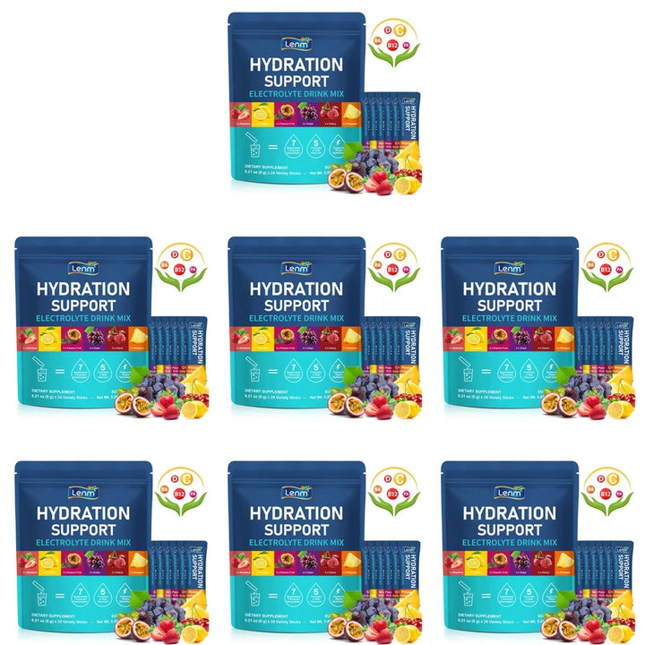 Lenm Electrolyte Drink Mix – Sugar-Free, 24 Sticks